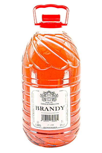 Garrafa de 3 l de Brandy artesanal en Baza por Destilerías Rosas